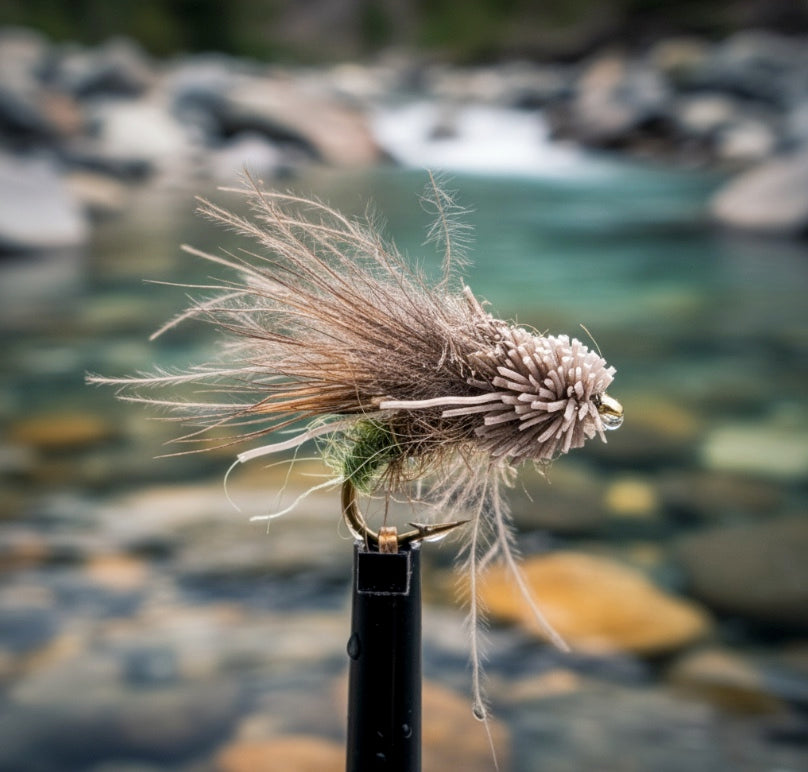 DH Egg Laying Caddis #16 – Effective Trout Dry Fly for Caddis Hatches