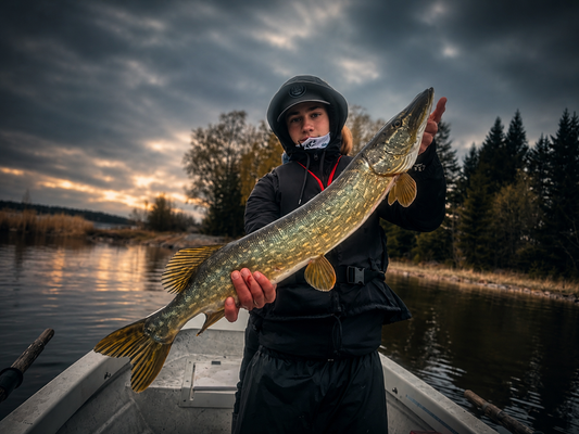 Pike Fly Fishing in Västerbotten – 63 Fish in a Day on the Bothnian Coast