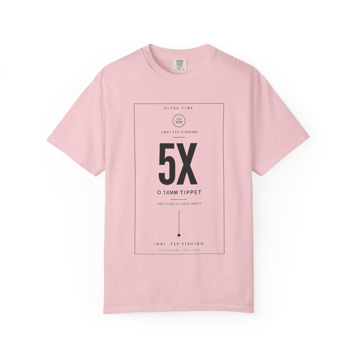T-Shirt — Minimal '5X 0.14mm Tippet' Fishing Graphic Tee