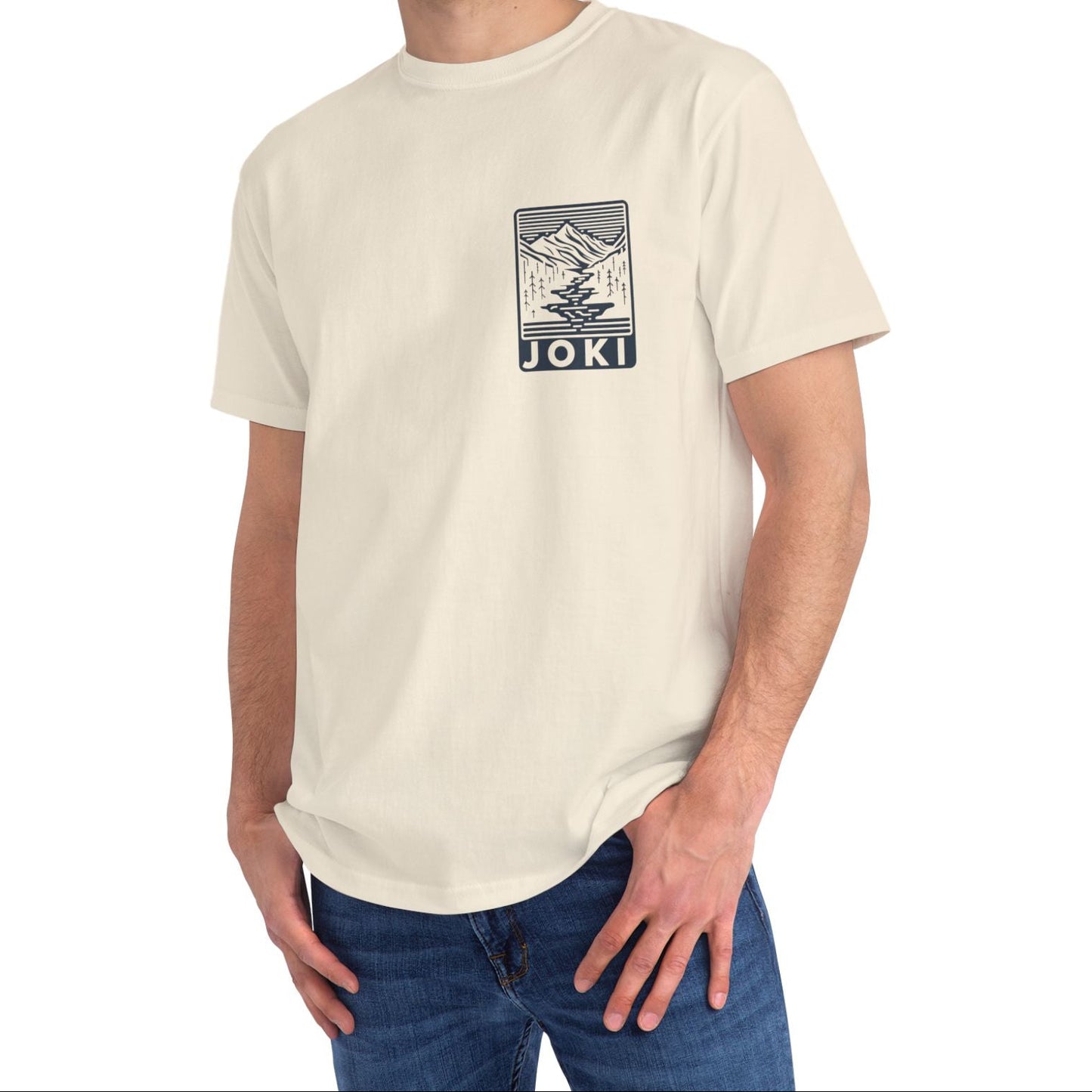 Joki Mountain Graphic T-Shirt — Minimal Nature Adventure Tee