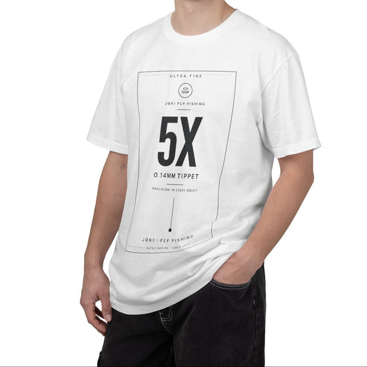 T-Shirt — Minimal '5X 0.14mm Tippet' Fishing Graphic Tee