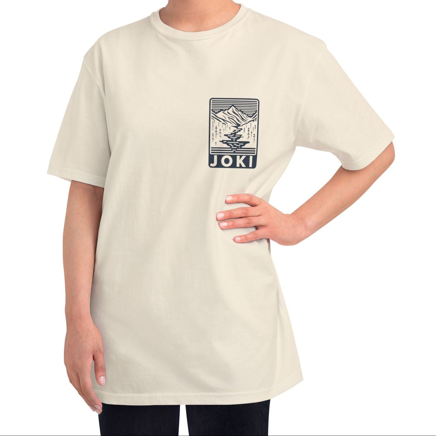 Joki Mountain Graphic T-Shirt — Minimal Nature Adventure Tee