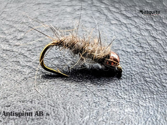 BH Copper Ribbed Hare's Ear Nymph #10 | Joki Fly Fishing