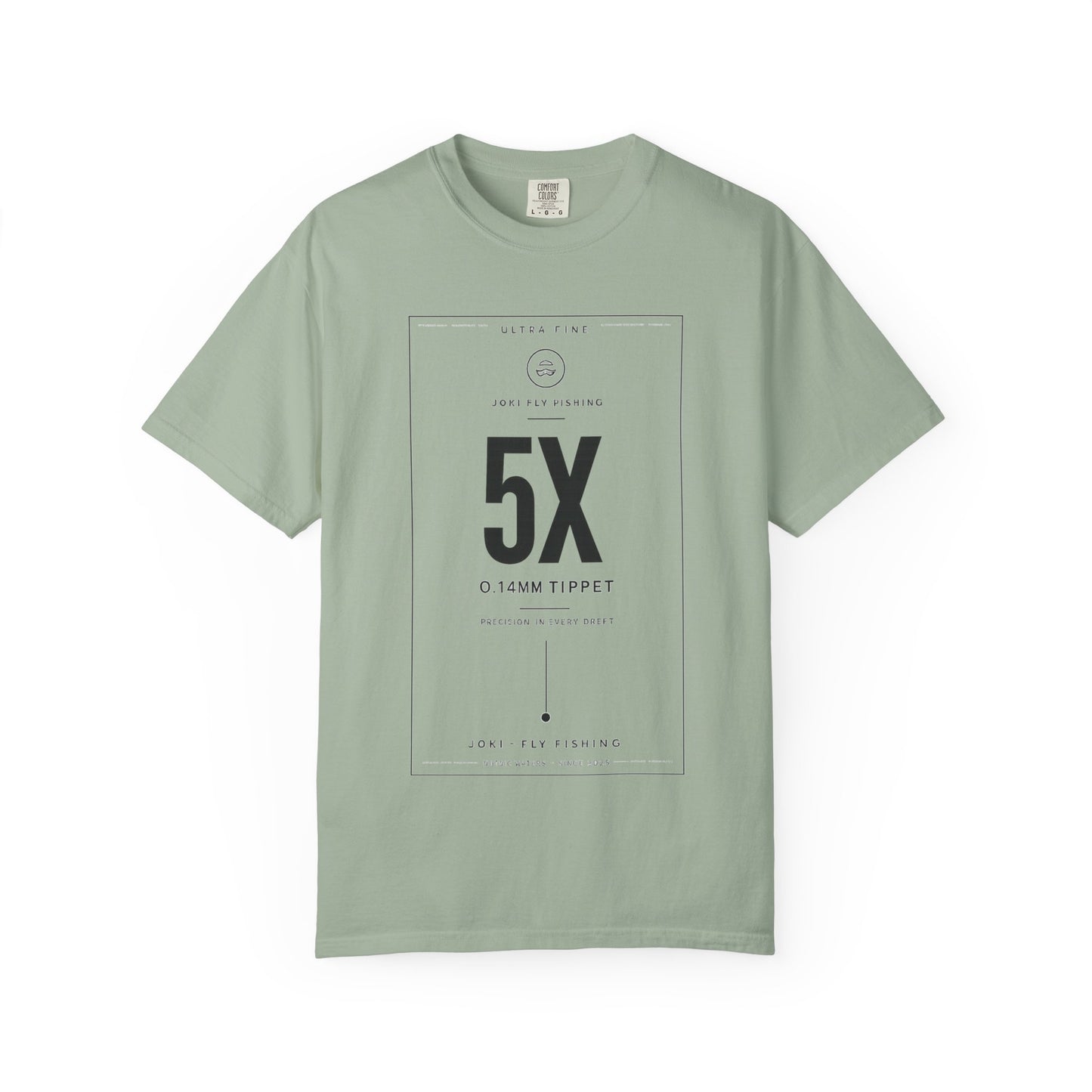 T-Shirt — Minimal '5X 0.14mm Tippet' Fishing Graphic Tee
