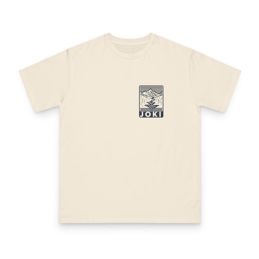 Joki Mountain Graphic T-Shirt — Minimal Nature Adventure Tee