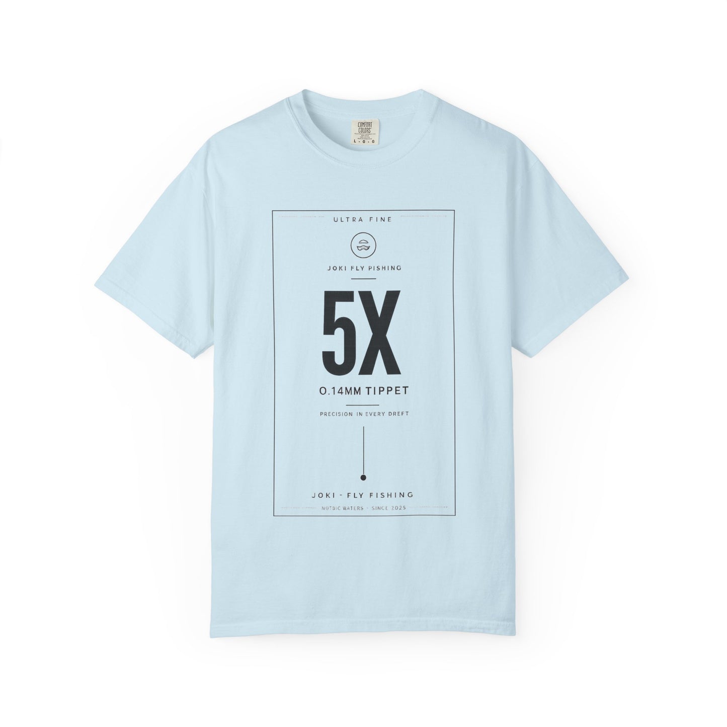 T-Shirt — Minimal '5X 0.14mm Tippet' Fishing Graphic Tee