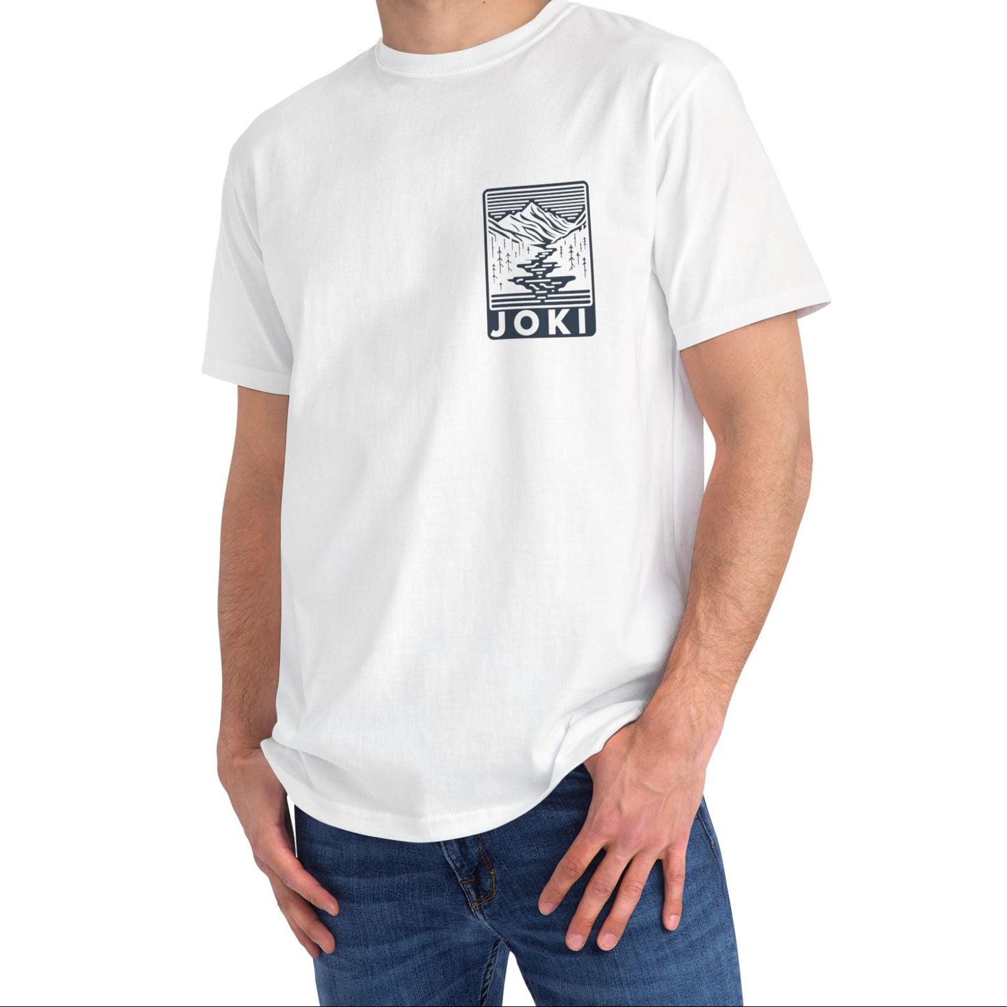 Joki Mountain Graphic T-Shirt — Minimal Nature Adventure Tee