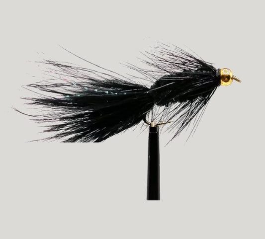 Wolly Bugger Svart BeadHead