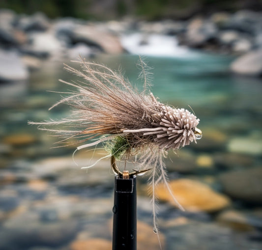 DH Egg Laying Caddis #16 – Effective Trout Dry Fly for Caddis Hatches