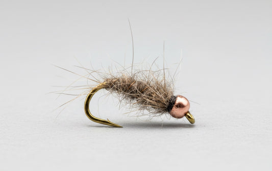 BH Copper Ribbed Hare's Ear Nymph #10 | Joki Fly Fishing