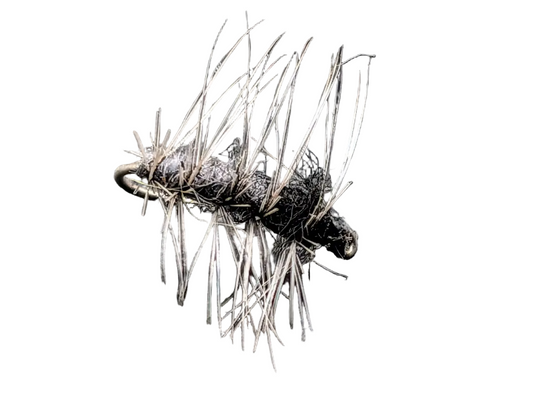Superpuppa Black/Grey Size 14 — Dry Fly | Joki Fly Fishing